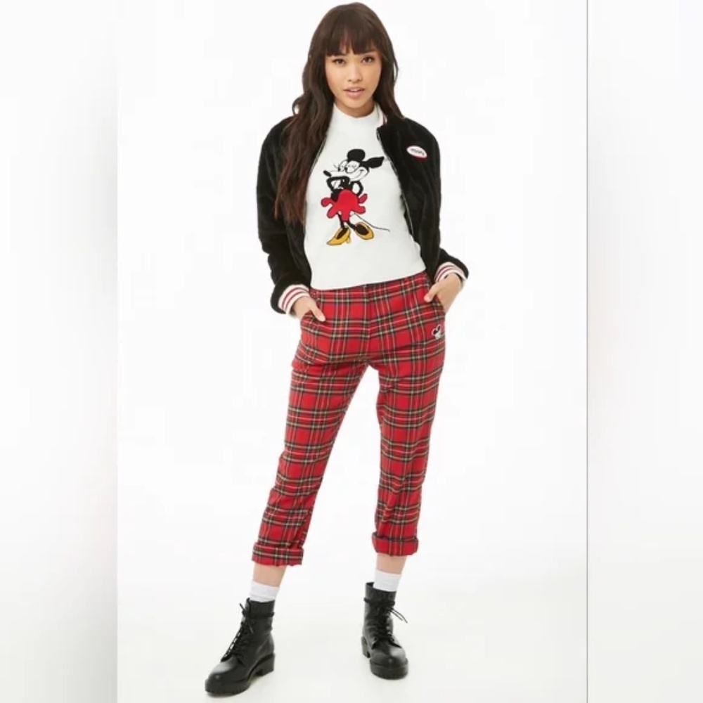 Disney X Forever 21 Mickey Mouse Trousers